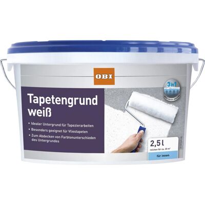 OBI Tapetengrund Weiß 2,5, OBI Tapetengrund Weiß 2,5,