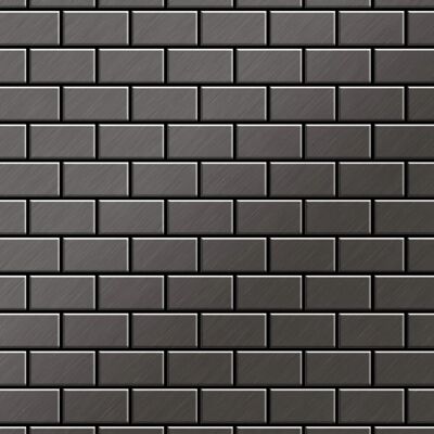ALLOY Mosaik Fliese Massiv Metall Titan Gebürstet Dunkelgrau 1,6mm Stark House-ti-sb 1 Paket mit 10 Matten 0,98 m2 Grau ALLOY Mosaik Fliese Massiv Metall Titan Gebürstet Dunkelgrau 1,6mm Stark House-ti-sb 1 Paket mit 10 Matten 0,98 m2 Grau