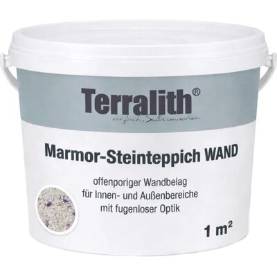 Terralith Edelsteinteppich Wand Amethyst Bianco für 1 m² Terralith Edelsteinteppich Wand Amethyst Bianco für 1 m²