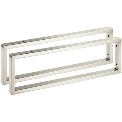 SOTECH 2 x Waschtischkonsole WK450 Rechteckig 450 x 150 mm Edelstahl Gebürstet SOTECH 2 x Waschtischkonsole WK450 Rechteckig 450 x 150 mm Edelstahl Gebürstet
