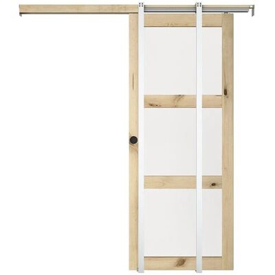 Vente-unique Schiebetür Acosta Naturfarben Hell 83 cm Vente-unique Schiebetür Acosta Naturfarben Hell 83 cm