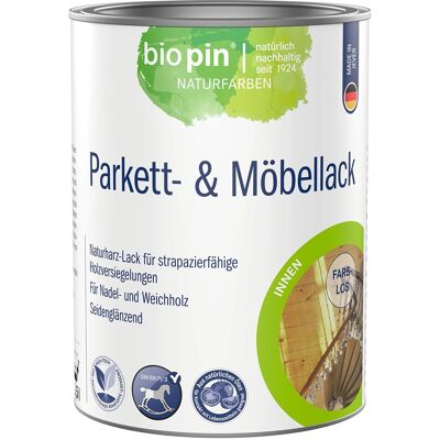 Biopin Parkett & Möbellack Farblos 2,5, Biopin Parkett & Möbellack Farblos 2,5,