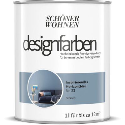 SCHÖNER WOHNEN Blau Wandfarbe - Hochdeckende Premium-Innenfarbe SCHÖNER WOHNEN Blau Wandfarbe - Hochdeckende Premium-Innenfarbe