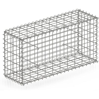 KARAT Gabionenkorb Lenox Steinkorb Zaun Sichtschutz Verzinkt 100 x 50 x 30 cm KARAT Gabionenkorb Lenox Steinkorb Zaun Sichtschutz Verzinkt 100 x 50 x 30 cm