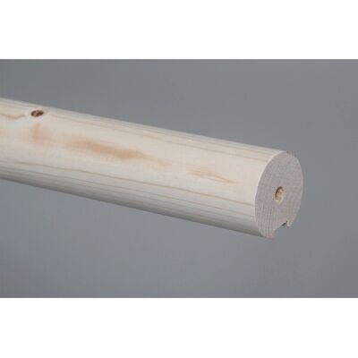 Dieda Handlauf Fichte Massivholz Ø 52 mm - Länge 2.250 mm für Innen & Außen Dieda Handlauf Fichte Massivholz Ø 52 mm - Länge 2.250 mm für Innen & Außen
