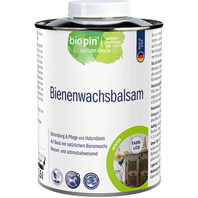 Biopin Bienenwachsbalsam farblos 500 ml Biopin Bienenwachsbalsam farblos 500 ml