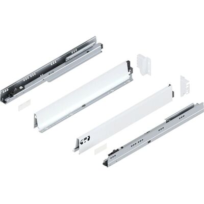 Blum Tandembox antaro M Vollauszug Blumotion 600 mm 65 kg Seidenweiß Blum Tandembox antaro M Vollauszug Blumotion 600 mm 65 kg Seidenweiß