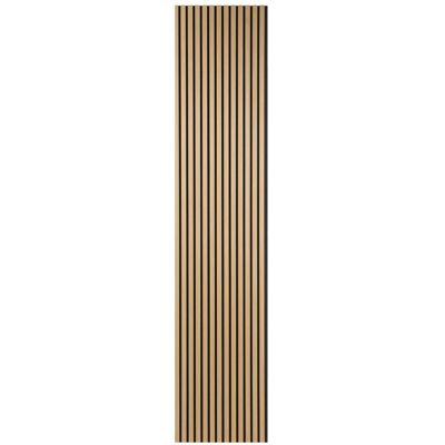Fibrotech Akustikpaneel auf MDF Eiche Hell 1,8 cm x 52 cm x 244 cm FSC® Fibrotech Akustikpaneel auf MDF Eiche Hell 1,8 cm x 52 cm x 244 cm FSC®