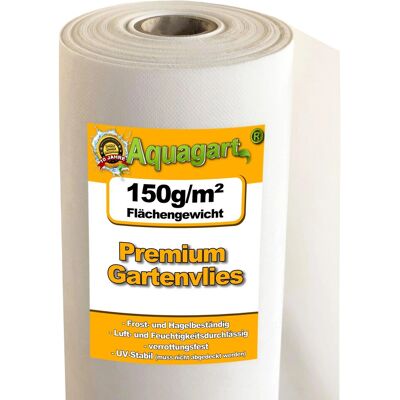 AQUAGART Gartenzaun Gewebe - Unkrautbekämpfung - 40m², 150 g/m², Weiß AQUAGART Gartenzaun Gewebe - Unkrautbekämpfung - 40m², 150 g/m², Weiß
