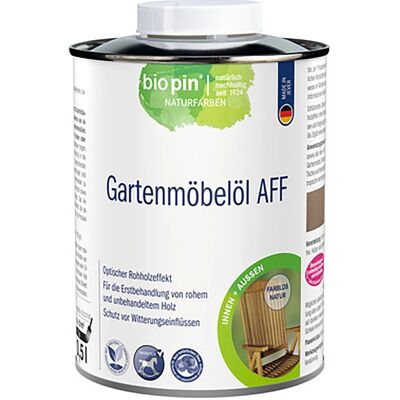 Biopin Gartenmöbelöl Farblos 500 ml Biopin Gartenmöbelöl Farblos 500 ml