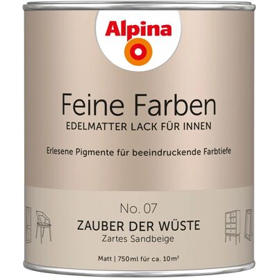 ALPINA Lack Zartes Sandbeige 0,75L - Farbe ALPINA Lack Zartes Sandbeige 0,75L - Farbe