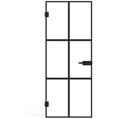 Vente-unique Tür-Komplettsets Seroto Schwarz 83 cm Vente-unique Tür-Komplettsets Seroto Schwarz 83 cm