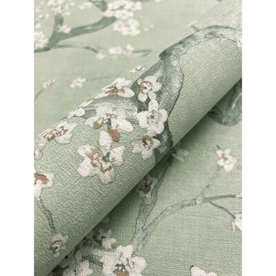 Newroom Vliestapete Ksenja Sage Kirschblüten Floral FSC® Newroom Vliestapete Ksenja Sage Kirschblüten Floral FSC®