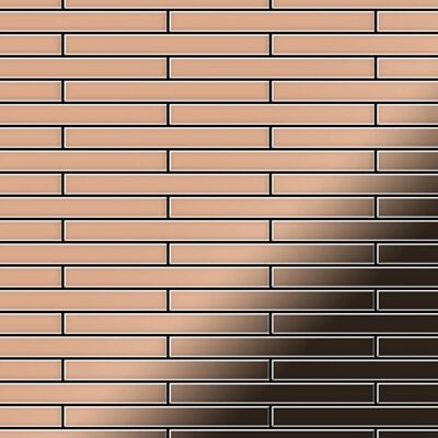 ALLOY Mosaik Fliese Massiv Metall Kupfer Gewalzt Kupfer 1,6mm Stark Deedee-cm 1 Paket mit 10 Matten 0,63 m2 Kupfer ALLOY Mosaik Fliese Massiv Metall Kupfer Gewalzt Kupfer 1,6mm Stark Deedee-cm 1 Paket mit 10 Matten 0,63 m2 Kupfer