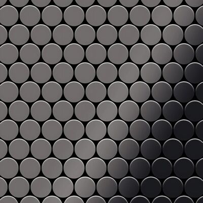 ALLOY Mosaik Fliese Massiv Metall Titan Hochglanz Dunkelgrau 1,6mm Dome-ti-sm 1 Paket mit 10 Matten 0,73 m2 Grau ALLOY Mosaik Fliese Massiv Metall Titan Hochglanz Dunkelgrau 1,6mm Dome-ti-sm 1 Paket mit 10 Matten 0,73 m2 Grau
