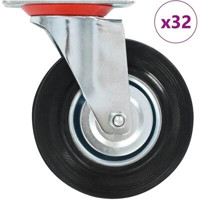vidaXL 32 Stk Lenkrollen 125 mm 277975 vidaXL 32 Stk Lenkrollen 125 mm 277975