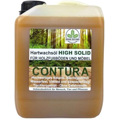 Contura Premium Hartwachsöl High Solid Holzöl Fußböden Möbel Holzschutz 5 Liter Contura Premium Hartwachsöl High Solid Holzöl Fußböden Möbel Holzschutz 5 Liter
