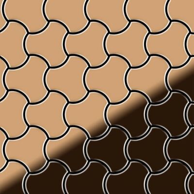 ALLOY Mosaik Fliese Massiv Metall Titan Hochglänzend Kupfer 1,6mm Stark Ubiquity-ti-am 1 Paket mit 10 Matten 0,75 m2 Kupfer ALLOY Mosaik Fliese Massiv Metall Titan Hochglänzend Kupfer 1,6mm Stark Ubiquity-ti-am 1 Paket mit 10 Matten 0,75 m2 Kupfer