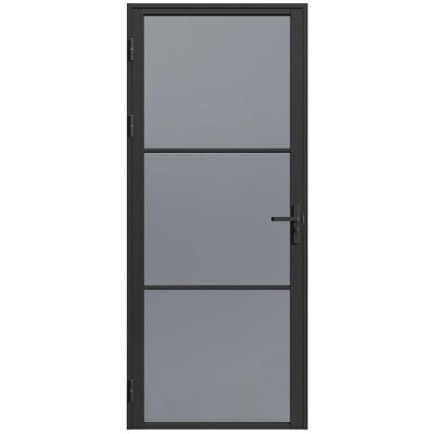 Vente-unique Tür-Komplettsets Maseru Schwarz 93 cm Vente-unique Tür-Komplettsets Maseru Schwarz 93 cm