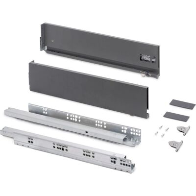 Emuca Modell 3188135 Stahl Schublade mit 3D Höhenverstellung Emuca Modell 3188135 Stahl Schublade mit 3D Höhenverstellung
