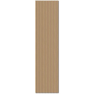 Denpanels Akustikpaneel Eiche Filz Beige Kern Braun 240 cm x 60 cm FSC® Denpanels Akustikpaneel Eiche Filz Beige Kern Braun 240 cm x 60 cm FSC®
