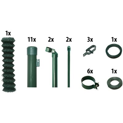 Floraworld Maschendraht-Set 125 cm x 25 m Moosgrün Floraworld Maschendraht-Set 125 cm x 25 m Moosgrün