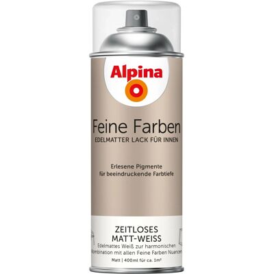 Alpina Feine Farben Sprühlack Zeitloses Matt-Weiss edelmatt 400 ml Alpina Feine Farben Sprühlack Zeitloses Matt-Weiss edelmatt 400 ml