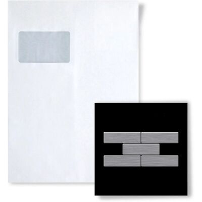 ALLOY Mosaik MUSTER S-PK-S-S-B PK Edelstahl Gebürstet ALLOY Mosaik MUSTER S-PK-S-S-B PK Edelstahl Gebürstet
