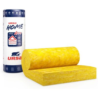 Ursa Home Klemmfilz Dämmplatte aus Glaswolle WLG 035 220 mm Ursa Home Klemmfilz Dämmplatte aus Glaswolle WLG 035 220 mm