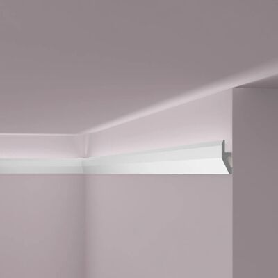 NOEL & MARQUET NMC W1 WALLSTYL Wand- und Friesleiste Eckleiste Indirekte Beleuchtung 2 m 200 cm x 1,8 cm x 5,5 cm Weiß NOEL & MARQUET NMC W1 WALLSTYL Wand- und Friesleiste Eckleiste Indirekte Beleuchtung 2 m 200 cm x 1,8 cm x 5,5 cm Weiß