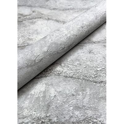 Newroom Vliestapete Lumina Hellgrau Stein Modern FSC® Newroom Vliestapete Lumina Hellgrau Stein Modern FSC®