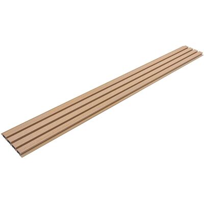 Home Deluxe - WPC Fassadenverkleidung - Teak - 4 m² - Wandverkleidung Home Deluxe - WPC Fassadenverkleidung - Teak - 4 m² - Wandverkleidung