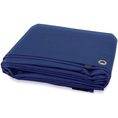 Casa Pura Abdeckplane - 140 g, 8x14 m, Blau, Wasserdicht Casa Pura Abdeckplane - 140 g, 8x14 m, Blau, Wasserdicht