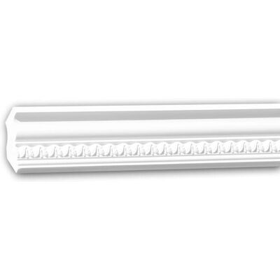 PROFHOME 150206 Eckleiste aus Polyurethan Deckenleiste Stuckleiste 2 m 200 cm x 3,5 cm x 3,6 cm Weiß PROFHOME 150206 Eckleiste aus Polyurethan Deckenleiste Stuckleiste 2 m 200 cm x 3,5 cm x 3,6 cm Weiß