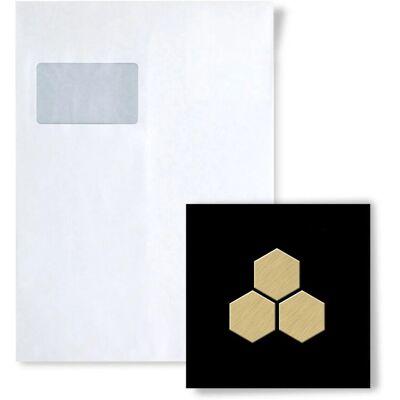 ALLOY Mosaik MUSTER S-Honey-Ti-GB Honey Titan Gold Gebürstet ALLOY Mosaik MUSTER S-Honey-Ti-GB Honey Titan Gold Gebürstet