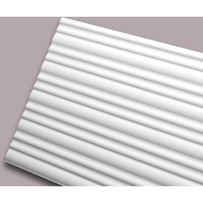 NOEL & MARQUET NMC CALANDO ARSTYL 3D Wandpaneel Wandvertäfelung Akustikpaneel 2 m 200 cm x 1,3 cm x 30 cm Weiß NOEL & MARQUET NMC CALANDO ARSTYL 3D Wandpaneel Wandvertäfelung Akustikpaneel 2 m 200 cm x 1,3 cm x 30 cm Weiß