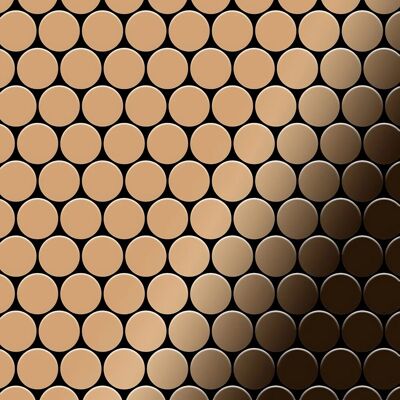 ALLOY Mosaik Fliese Massiv Metall Titan Hochglänzend Kupfer 1,6mm Stark Dollar-ti-am 1 Paket mit 10 Matten 0,88 m2 Kupfer ALLOY Mosaik Fliese Massiv Metall Titan Hochglänzend Kupfer 1,6mm Stark Dollar-ti-am 1 Paket mit 10 Matten 0,88 m2 Kupfer
