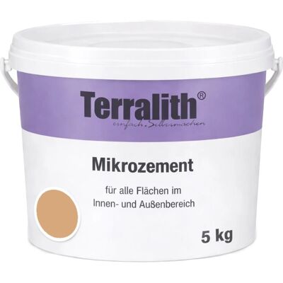 Terralith Mikrozement Fix & Fertig LFC0242 Cappuccino 5kg Fein 3,5qm Terralith Mikrozement Fix & Fertig LFC0242 Cappuccino 5kg Fein 3,5qm