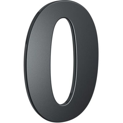Basi - Hausnummer & Buchstaben - HN 160 - 0 - Stahl Anthrazit - 7300-1000 Basi - Hausnummer & Buchstaben - HN 160 - 0 - Stahl Anthrazit - 7300-1000