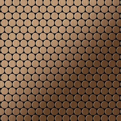 ALLOY Mosaik Fliese Massiv Metall Titan Gebürstet Kupfer 1,6mm Stark Penny-ti-ab 1 Paket mit 10 Matten 0,88 m2 Kupfer ALLOY Mosaik Fliese Massiv Metall Titan Gebürstet Kupfer 1,6mm Stark Penny-ti-ab 1 Paket mit 10 Matten 0,88 m2 Kupfer