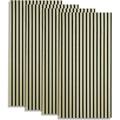 Homestyle4u Akustikpaneele Wandpaneele 4er-Set 60x120 cm Creme 2700 Homestyle4u Akustikpaneele Wandpaneele 4er-Set 60x120 cm Creme 2700