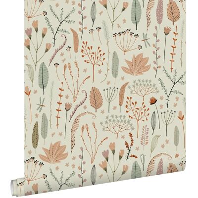 ESTAhome - Flores Silvestres Azul - 50x900 cm - Vintage - Tapete ESTAhome - Flores Silvestres Azul - 50x900 cm - Vintage - Tapete