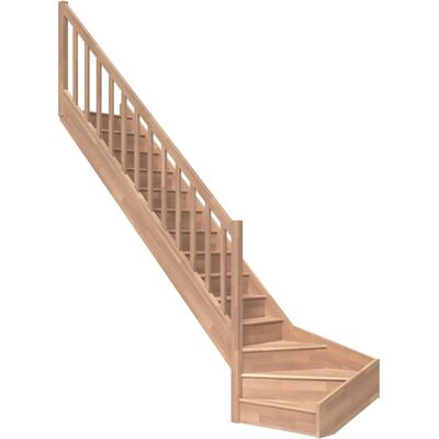 DOLLE Raumspartreppe »Paris«, ¼ gewendelt, 318cm Höhe - Indoor Treppen DOLLE Raumspartreppe »Paris«, ¼ gewendelt, 318cm Höhe - Indoor Treppen