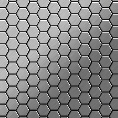 ALLOY Mosaik Fliese Massiv Metall Edelstahl Gebürstet Grau 1,6mm Stark Honey-s-s-b 1 Paket mit 10 Matten 0,92 m2 Grau ALLOY Mosaik Fliese Massiv Metall Edelstahl Gebürstet Grau 1,6mm Stark Honey-s-s-b 1 Paket mit 10 Matten 0,92 m2 Grau