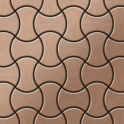 ALLOY Mosaik Fliese Massiv Metall Titan Gebürstet Kupfer 1,6mm Stark Infinit-ti-ab, 1 Paket mit 10 Matten 0,91 m2 Kupfer ALLOY Mosaik Fliese Massiv Metall Titan Gebürstet Kupfer 1,6mm Stark Infinit-ti-ab, 1 Paket mit 10 Matten 0,91 m2 Kupfer