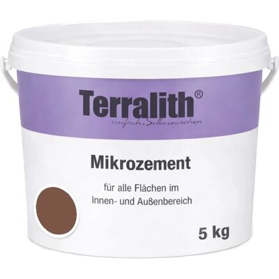 Terralith Mikrozement Fix & Fertig LFN0663 Kakao 5kg Fein 3,5qm Terralith Mikrozement Fix & Fertig LFN0663 Kakao 5kg Fein 3,5qm