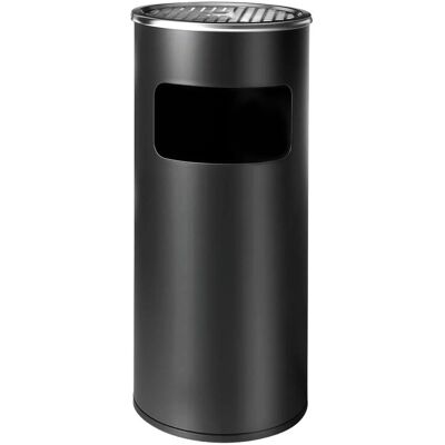 Relaxdays Standaschenbecher Eisen Schwarz Mit Inneneimer 30, 60,5 cm x 23,5 cm 2,6 kg Relaxdays Standaschenbecher Eisen Schwarz Mit Inneneimer 30, 60,5 cm x 23,5 cm 2,6 kg