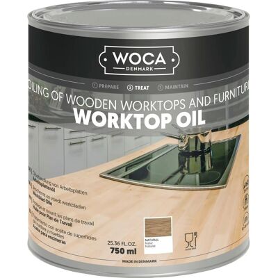 Woca Arbeitsplattenöl 0,75, Holzbodenpflege Natur Woca Arbeitsplattenöl 0,75, Holzbodenpflege Natur