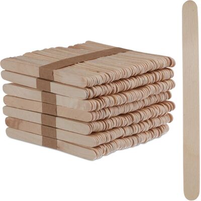 Relaxdays Eisstiele Holz Natur 500 Stück Hygienisch 11,5 cm x 1 cm x 0,2 cm 0,7 kg Relaxdays Eisstiele Holz Natur 500 Stück Hygienisch 11,5 cm x 1 cm x 0,2 cm 0,7 kg