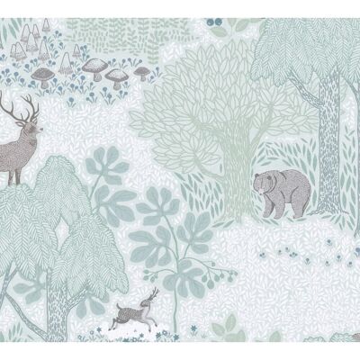 A.S. Creation Baby & Kids Tapete - Wald Muster 771331 A.S. Creation Baby & Kids Tapete - Wald Muster 771331